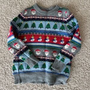 Mini Boden Children’s Christmas Holiday Fair Isle Sweater, RARE, EUC size 5-6Y